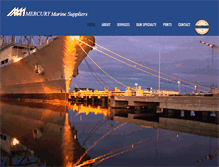 Tablet Screenshot of mercurymarinesuppliers.com